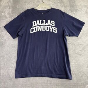 Dallas Cowboys Mens XL Navy Blue T‎ Shirt Authentic Apparel Cotton